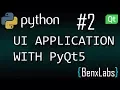 Python UI application with Qt designer Converter
