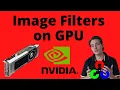 Image Filters with OpenCV Cuda on GPU in C