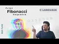 C Programming Generate first n terms of the Fibonacci Sequence JNTU R18