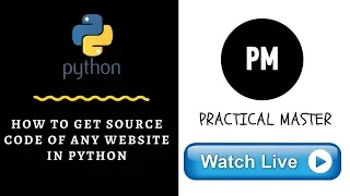 Using Urllib Module in Python Get Source Code of Any Website