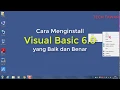 Tutorial Cara Install Visual Basic 6 0