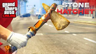 How To Unlock The STONE HATCHET In GTA 5 Online Stone Hatchet Locations Guide