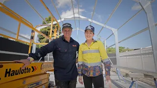 Final Episode - Let s Build a Wide Span Shed with Jimmy and Tam