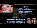 Download Lagu Yeh dil aashiqana | DUET | clean karaoke with scrolling lyrics