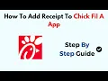 How To Add Receipt To Chick Fil A App