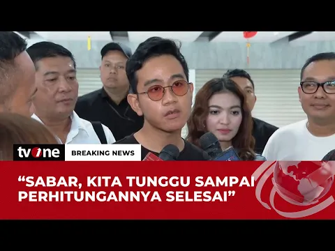 Gibran Tanggapi Hasil Survei Sementara "Tunggu Perhitungan Selesai, Santai"