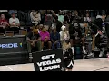 LeBron James Damian Lillard Bam Adebayo watch A ja Wilson Las Vegas Aces vs New York Liberty