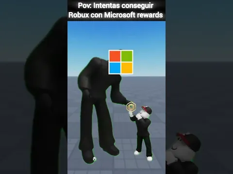 POV Intentas Conseguir Robux Con Microsoft 🧐
