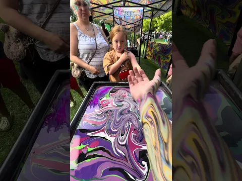 Body Marbling Paint Dip Art by BLVisuals at Return to the River Festival    79