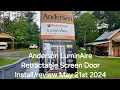 Anderson LuminAire Retractable Screen Door review May 21st 2024