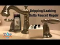 How to Repair Leaking Dripping Delta Faucet TappPlumbing