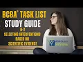 Selecting Interventions Based on Assessments BCBA Task List Study Guide H2 ABA Exam Review
