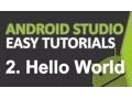 Android Studio Tutorial Easy Hello World