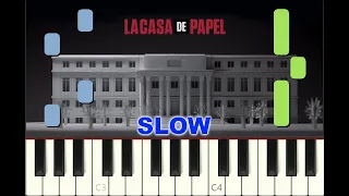 SLOW EASY piano tutorial \