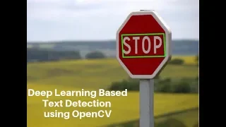 Deep Learning Based Text Detection using OpenCV
