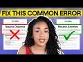 Resume Objective Tips for 2026