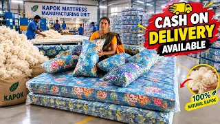 வீட்டுக்கு வந்ததுக்கு அப்புறம் காசு கொடுத்தா போதும் | KAPOK MATTRESSES | OWN MANUFACTURER
