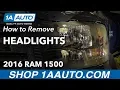 How to Replace Headlights 13-17 Ram 1500