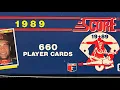 Card review and set completion - 1989 Score baseball