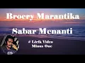 Download Lagu Broery Marantika ~Sabar Menanti  minus1