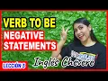 Learn to make the verb TO BE negative - COOL ENGLISH 3