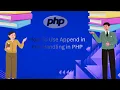 How to Use Append in File Handling in PHP PHP File Handling Tutorial for Beginners