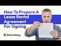 How to Prepare a Lease Rental Agreement Document for Signing BlueNotary Guide