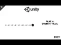 Trail Renderer Material 2D Game in Unity 2019 Beginner Tutorial Okay clone Part 6