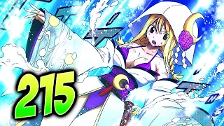 MOON WATER GODDESS LUCY DESCENDS LUCY S NEW FORM IS DIVINE Fairy Tail 100 Years Quest 215