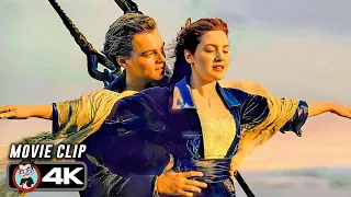 when jack let her fly titanic 1997 movie clip 4k