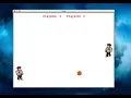 Easy Karate pong type game with python 3 and the Turtle module playing with gif animation