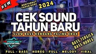 Download DJ CEK SOUND MENYAMBUT TAHUN BARU 2024 SLOW BASS X KENDANG BASS TERGILA FULL HOREG MP3