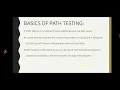 Flowgraph and path testing PART 1-Software Testing