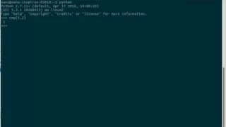 How to compare two variables in python