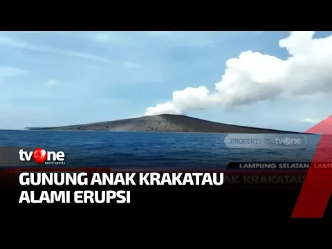 Aktivitas Gunung Anak Krakatau di Selat Sunda kembali Meningkat