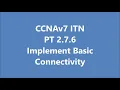 CCNAv7 ITN PT 2 7 6 Implement Basic Connectivity Filipino-English Tagalog-English Taglish