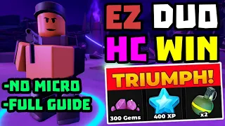 DUO Hardcore Speedrun Triumph Full Guide TDS Tower Defense Simulator
