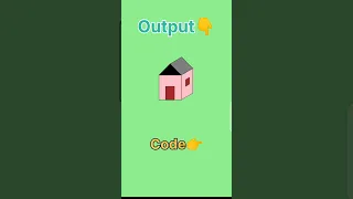 Draw Home in python Python turtle graphics
