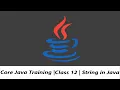 Class 12 how to use String in Java - strings in java