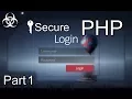 Secure Login Form Authentication System Cookies Sessions Token PDO PHP MySQL Tutorial Part 1