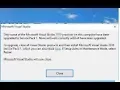 Only some of the Microsoft Visual Studio 2010 products problem on this have been upgraded to Servic