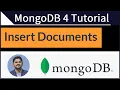 How to insert documents in MongoDB MongoDB Tutorial for Beginners
