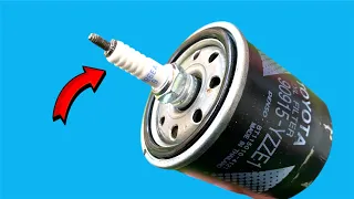 It's a Mistake to Throw Away Oil Filters and Spark Plugs! Simple Ideas to Help Your Life Every Day