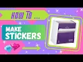 Diamond Painting - How to make sticker labels