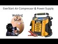 Unboxing And Testing The EverStart Maxx Air Compressor and Power Supply