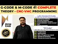 G-Code and M-Code Complete Concepts Explained CNC VMC Programming MUST RVM CAD