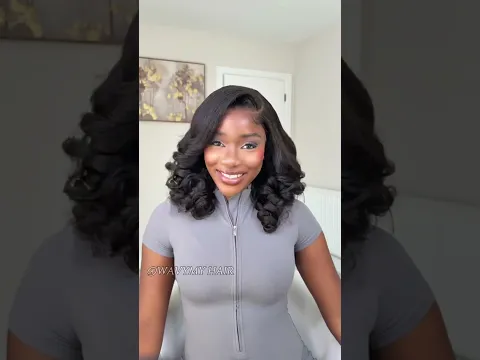 What You See is What You Get🔥 C-Part Wavy Wig Kinky Straight Texture Loose Wave Wig 18 Inches