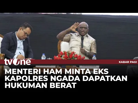 Menteri HAM RI Natalius Pigai Angkat Bicara Kasus Eks Kapolres Ngada Cabuli Anak