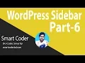 WordPress Theme Development Bangla Tutorial for Beginners Full Step By Step - Sidebar-6 Part 26
