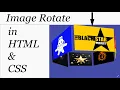 Image Rotate in HTML CSS JavaScript